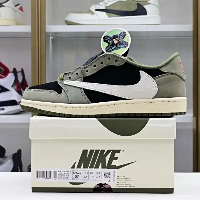 Kimikick Jordan 1 OG x 7.0 Low Jordan Travis Air Scott 0820